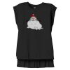 Women's Flowy Muscle Tee With Rolled Cuffs Thumbnail