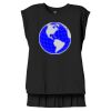 Women's Flowy Muscle Tee With Rolled Cuffs Thumbnail