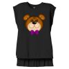 Women's Flowy Muscle Tee With Rolled Cuffs Thumbnail
