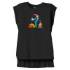 Women's Flowy Muscle Tee With Rolled Cuffs Thumbnail