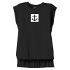 Women's Flowy Muscle Tee With Rolled Cuffs Thumbnail