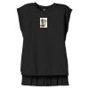 Women's Flowy Muscle Tee With Rolled Cuffs Thumbnail