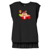 Women's Flowy Muscle Tee With Rolled Cuffs Thumbnail