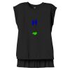 Women's Flowy Muscle Tee With Rolled Cuffs Thumbnail