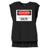 Women's Flowy Muscle Tee With Rolled Cuffs Thumbnail