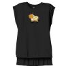 Women's Flowy Muscle Tee With Rolled Cuffs Thumbnail