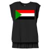 Women's Flowy Muscle Tee With Rolled Cuffs Thumbnail
