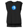 Women's Flowy Muscle Tee With Rolled Cuffs Thumbnail