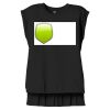Women's Flowy Muscle Tee With Rolled Cuffs Thumbnail