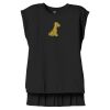 Women's Flowy Muscle Tee With Rolled Cuffs Thumbnail