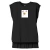 Women's Flowy Muscle Tee With Rolled Cuffs Thumbnail