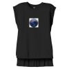 Women's Flowy Muscle Tee With Rolled Cuffs Thumbnail