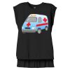 Women's Flowy Muscle Tee With Rolled Cuffs Thumbnail