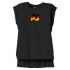 Women's Flowy Muscle Tee With Rolled Cuffs Thumbnail