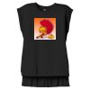Women's Flowy Muscle Tee With Rolled Cuffs Thumbnail