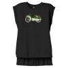 Women's Flowy Muscle Tee With Rolled Cuffs Thumbnail