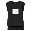 Women's Flowy Muscle Tee With Rolled Cuffs Thumbnail