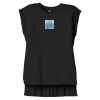 Women's Flowy Muscle Tee With Rolled Cuffs Thumbnail