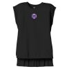 Women's Flowy Muscle Tee With Rolled Cuffs Thumbnail