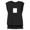 Women's Flowy Muscle Tee With Rolled Cuffs Thumbnail