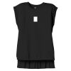 Women's Flowy Muscle Tee With Rolled Cuffs Thumbnail