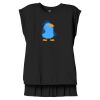 Women's Flowy Muscle Tee With Rolled Cuffs Thumbnail