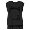 Women's Flowy Muscle Tee With Rolled Cuffs Thumbnail