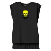 Women's Flowy Muscle Tee With Rolled Cuffs Thumbnail