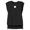 Women's Flowy Muscle Tee With Rolled Cuffs Thumbnail