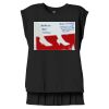 Women's Flowy Muscle Tee With Rolled Cuffs Thumbnail