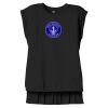 Women's Flowy Muscle Tee With Rolled Cuffs Thumbnail