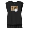 Women's Flowy Muscle Tee With Rolled Cuffs Thumbnail