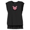 Women's Flowy Muscle Tee With Rolled Cuffs Thumbnail
