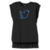 Women's Flowy Muscle Tee With Rolled Cuffs Thumbnail