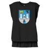 Women's Flowy Muscle Tee With Rolled Cuffs Thumbnail