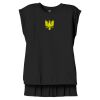 Women's Flowy Muscle Tee With Rolled Cuffs Thumbnail
