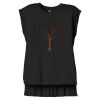 Women's Flowy Muscle Tee With Rolled Cuffs Thumbnail