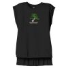 Women's Flowy Muscle Tee With Rolled Cuffs Thumbnail