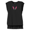 Women's Flowy Muscle Tee With Rolled Cuffs Thumbnail