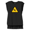 Women's Flowy Muscle Tee With Rolled Cuffs Thumbnail