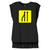 Women's Flowy Muscle Tee With Rolled Cuffs Thumbnail