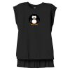 Women's Flowy Muscle Tee With Rolled Cuffs Thumbnail