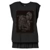 Women's Flowy Muscle Tee With Rolled Cuffs Thumbnail
