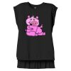 Women's Flowy Muscle Tee With Rolled Cuffs Thumbnail