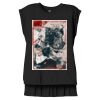 Women's Flowy Muscle Tee With Rolled Cuffs Thumbnail