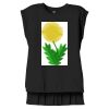 Women's Flowy Muscle Tee With Rolled Cuffs Thumbnail