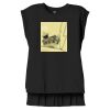 Women's Flowy Muscle Tee With Rolled Cuffs Thumbnail