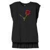 Women's Flowy Muscle Tee With Rolled Cuffs Thumbnail