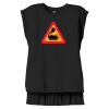 Women's Flowy Muscle Tee With Rolled Cuffs Thumbnail