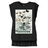 Women's Flowy Muscle Tee With Rolled Cuffs Thumbnail